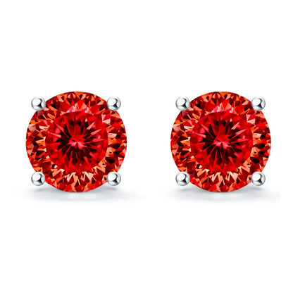 MuShan Jewelry 925 Sterling Silver Stud Earrings Dangle High Carbon Diamond Vintage Luxury Women Earring Fine Jewelry