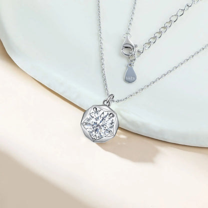 Collar de plata de ley 925 marca MuShan con circonita 5A, diseño de cruz casual para novia, chapado en oro real de 18K, colgante de joyería premium