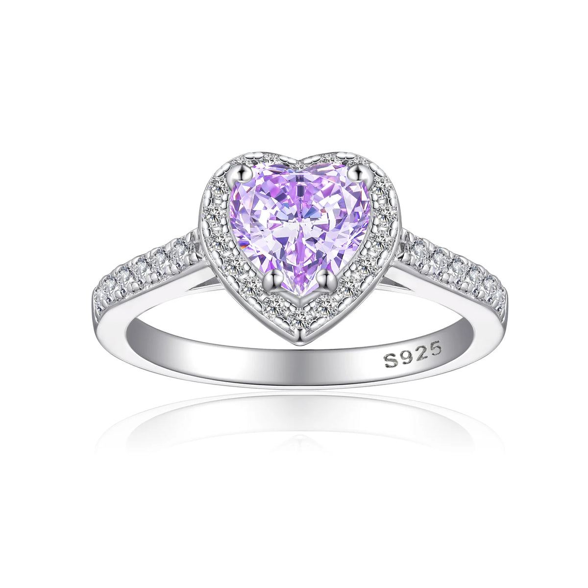 MuShan Jewelry 925 Sterling Silver Ring Wedding Band High Carbon Diamond Daughter Gift Elegant Jewelry Women Rings Fine Jewelry