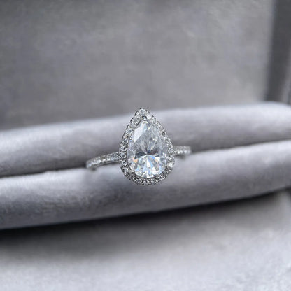 MUSHAN Luxury Jewelry  925 Sterling Silver Ring D Color Moissanite Anniversary Ring for Ladies 18K Gold Plated MST Patent Rings