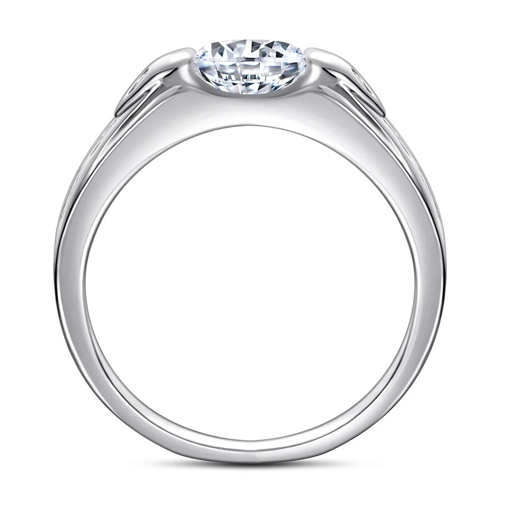 Anillos de compromiso de plata de ley 925 de MuShan Jewelry, alianzas con circonita cúbica 7A, anillos de aniversario, regalo para mujer