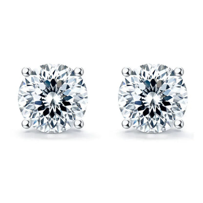 MuShan Jewelry 925 Sterling Silver Stud Earrings Dangle High Carbon Diamond Vintage Luxury Women Earring Fine Jewelry
