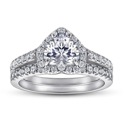 MuShan Jewelry 925 Sterling Silver Simple Engagement Ring 7A Cubic Zirconia Rings Bands Anniversary Rings Bands  Women Gift