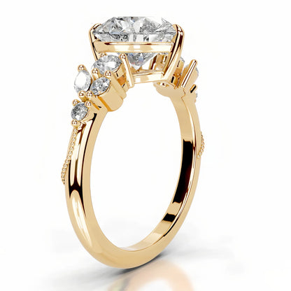 Mushan Luxury Jewelry S 925 Sterling Silver 2 Ct Diamond Set Moissanite Ring Women Hot Sale Luxury Love Ring