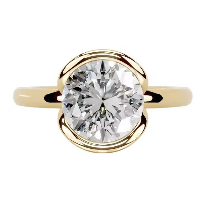 MUSHAN Luxury MST Jewelry 925 Sterling Silver Rings 2ct D Color Moissanite Diamond Women Ring Band GRA Certificated Fine Jewelry