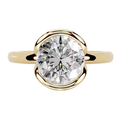 MUSHAN Luxury MST Jewelry 925 Sterling Silver Rings 2ct D Color Moissanite Diamond Women Ring Band GRA Certificated Fine Jewelry
