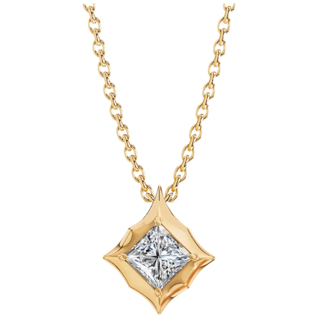 MUSHAN Luxury Jewelry 925 Sterling Silver Necklace Pendant Women 2ctw Moissanite Diamond D Color VVS Luxury Necklace Accessories
