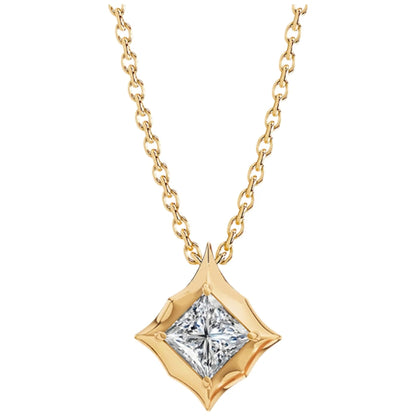 MUSHAN Luxury Jewelry 925 Sterling Silver Necklace Pendant Women 2ctw Moissanite Diamond D Color VVS Luxury Necklace Accessories