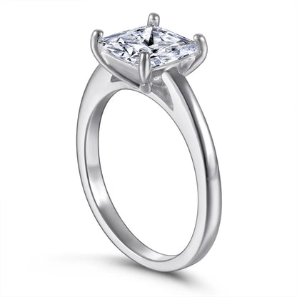 Anillo de boda de plata de ley 925 MuShan Jewelry con diamante de carbono de alta calidad, anillo de compromiso, regalo de Navidad, joyería fina para mujer