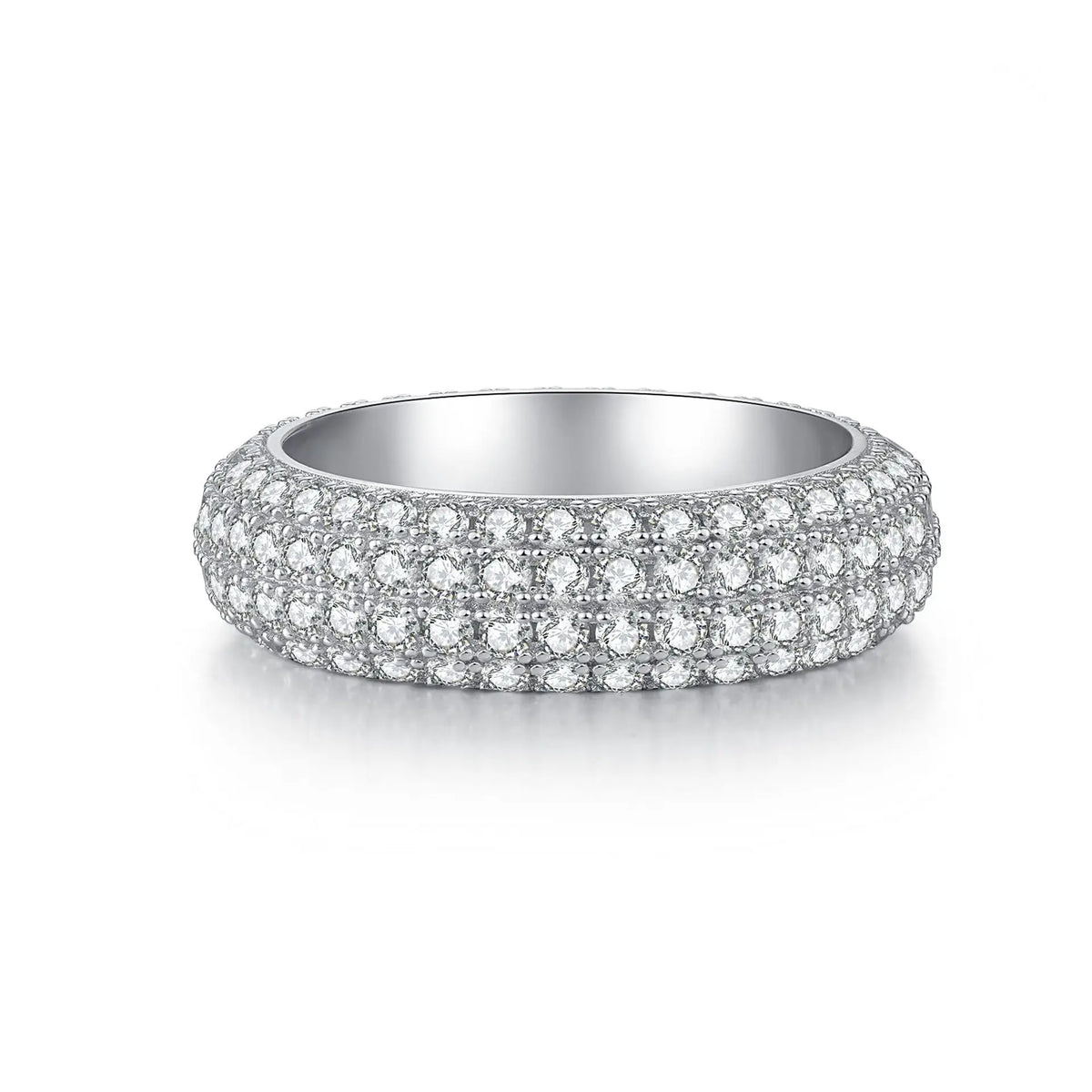 MuShan Designer Jewelry 925 Sterling Silver Ring Zircon 7A Grade Pear Daytime for Women 18K Gold Plated Fine Jewelry Rings
