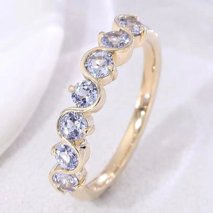 MUSHAN Custom Jewelry 10k 14k 18k Gold Rings Lab Grown Emerald Ruby Round Gemstones Ring for Women Party Wedding Fine Jewelry