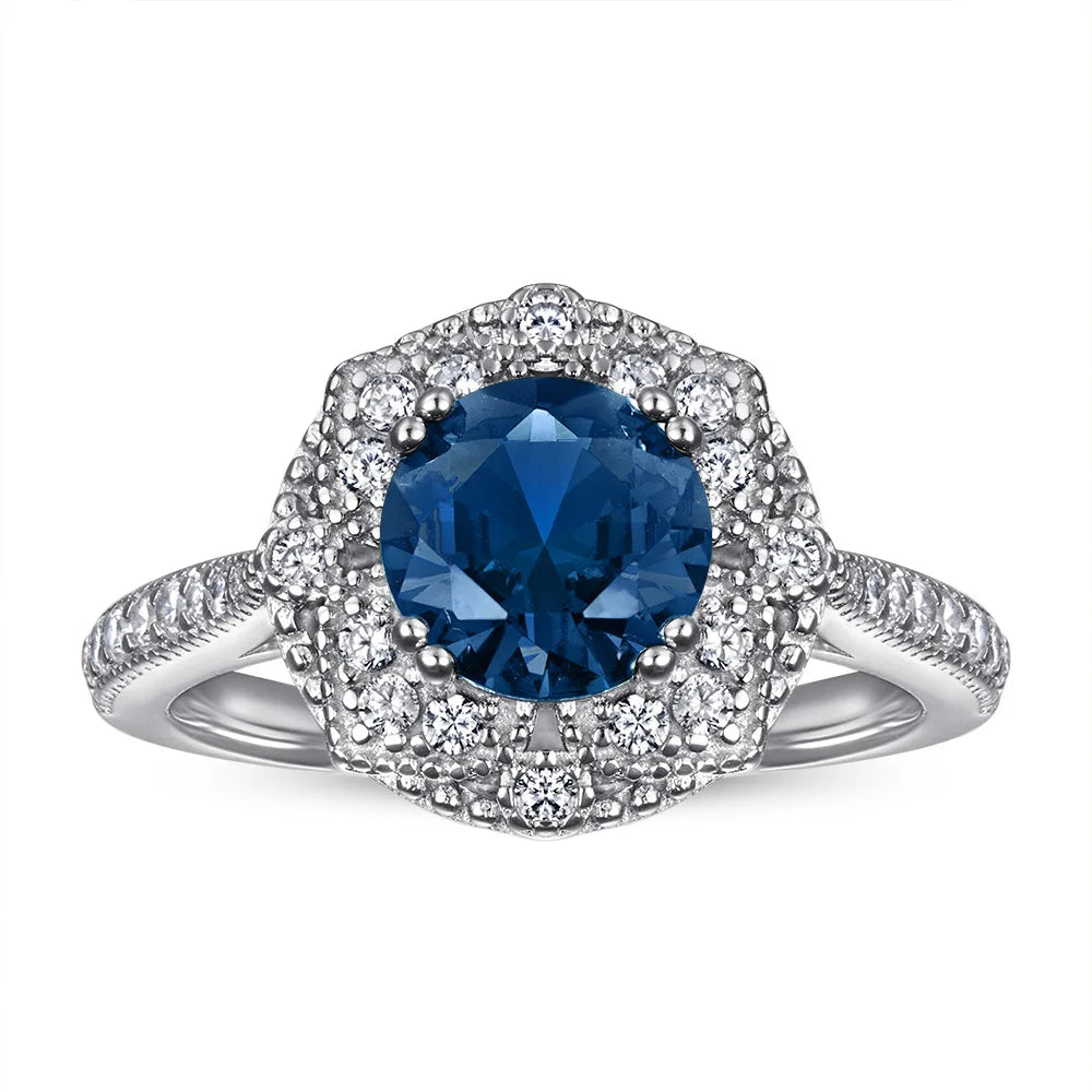 MuShan Jewelry 925 Sterling Silver Rings Bands Rings Bands Ring 7A Cubic Zirconia Valentine Rings Bands Engagement  Women Gift