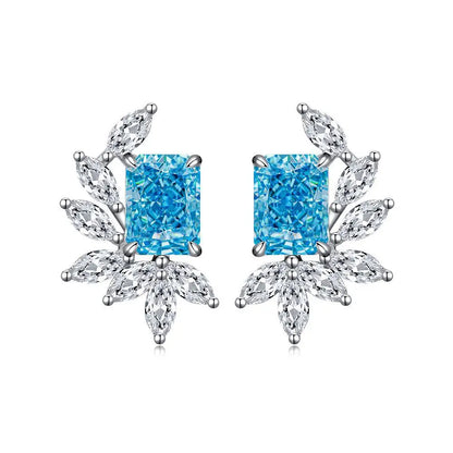 Boucles d'oreilles MuShan Jewelry en argent sterling 925, rubis de laboratoire, rondes, cadeau de luxe pour femme, plaquées or 18 carats, boucles d'oreilles anniversaire