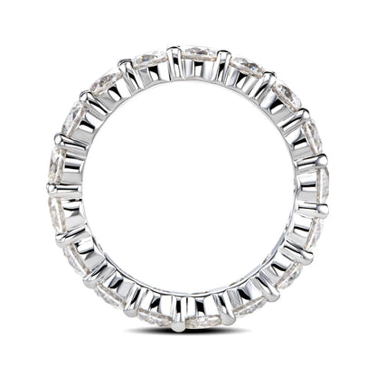 Bague de mariage en argent sterling 925 MUHAN Luxury Jewelry pour femme, bague en diamant moissanite avec certificat GRA, couleur D, bijou raffiné