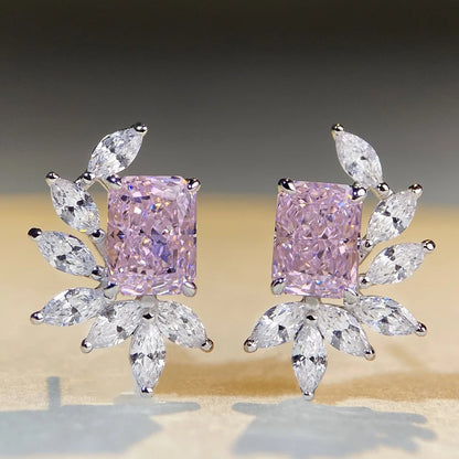 Boucles d'oreilles MuShan Jewelry en argent sterling 925, rubis de laboratoire, rondes, cadeau de luxe pour femme, plaquées or 18 carats, boucles d'oreilles anniversaire