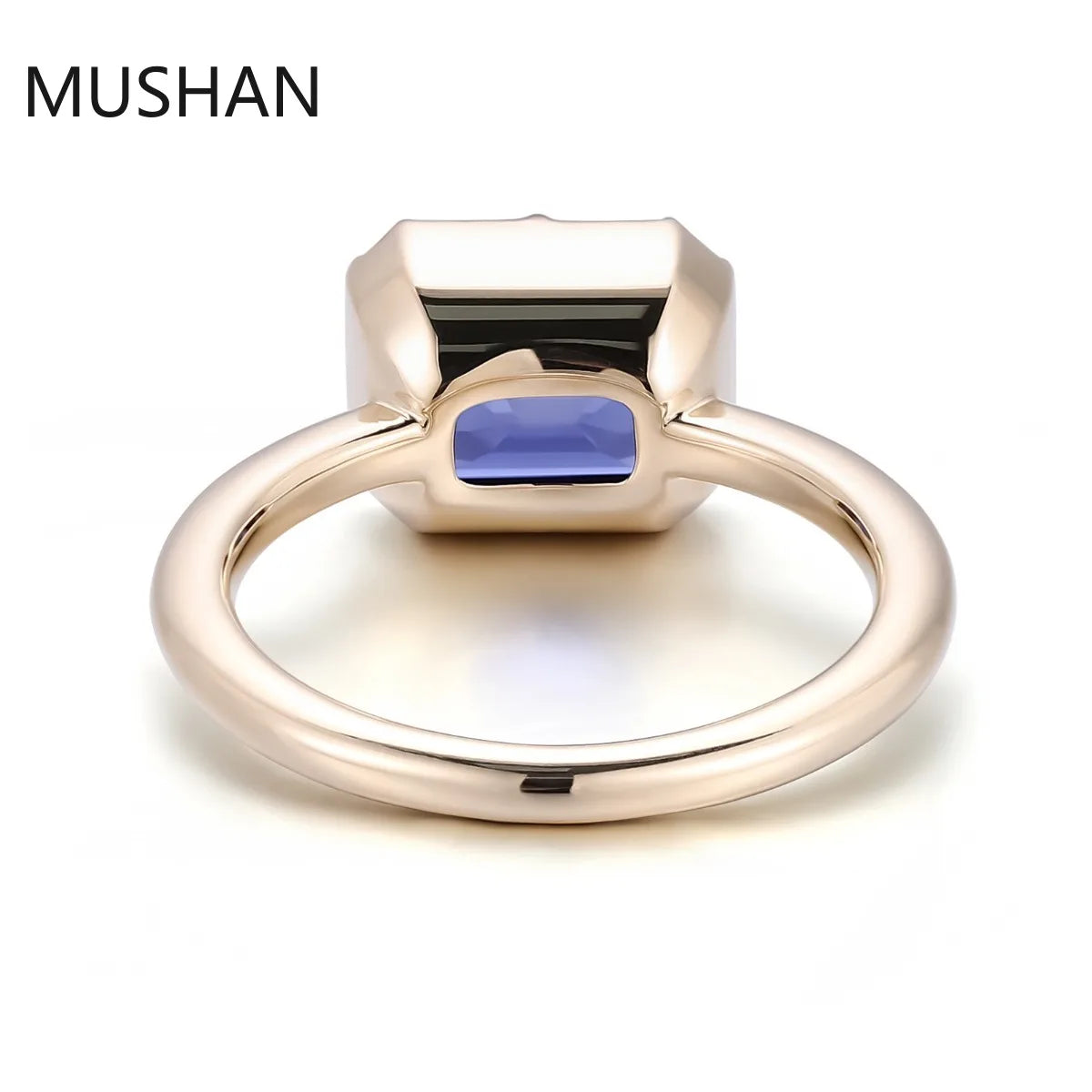 MUSHAN Luxury Custom 14K 18K Gold Rings Band Jewelry With Moissanite Diamond Lab Grown Gemstones Diamond Wedding Ring For Women