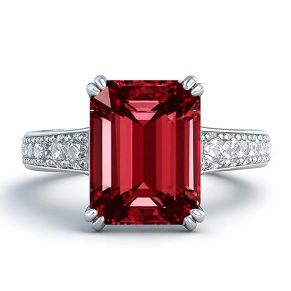Bague de mariage MuShan Jewelry en argent sterling 925 avec diamant à haute teneur en carbone, cadeau pour demoiselle d'honneur, cadeau pour fille, bagues pour femmes, joaillerie fine