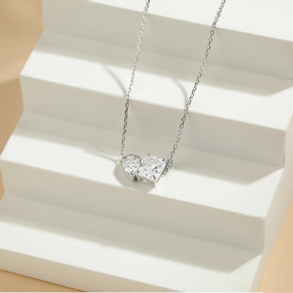 Collier MuShan Brand Jewelry en argent sterling 925, choker avec zircon de grade 7A, bijou de soirée plaqué rhodium pour femme, pendentif haut de gamme