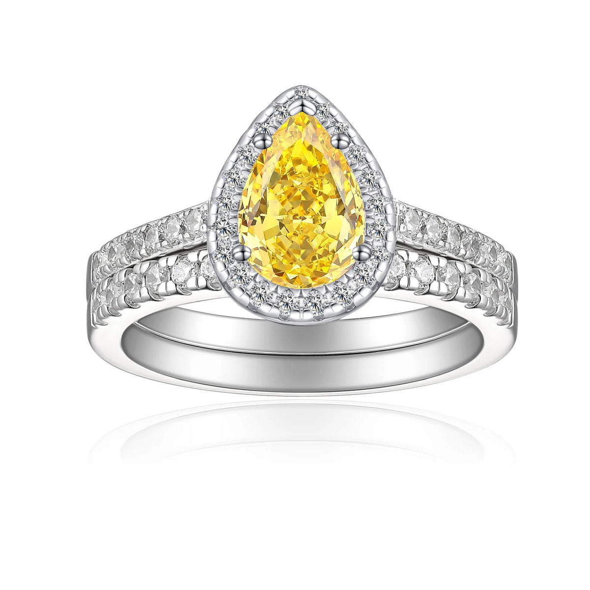 MuShan Jewelry 925 Sterling Silver Ring Wedding Band High Carbon Diamond Sister Gift Statement Jewelry Women Rings Fine Jewelry