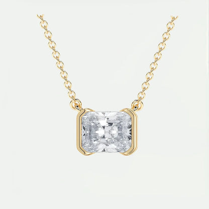 MUSHAN Bijoux sur mesure Collier en argent sterling 925 Moissanite couleur D VVS1 Pendentifs de luxe pour femme pour demande en mariage Diamant