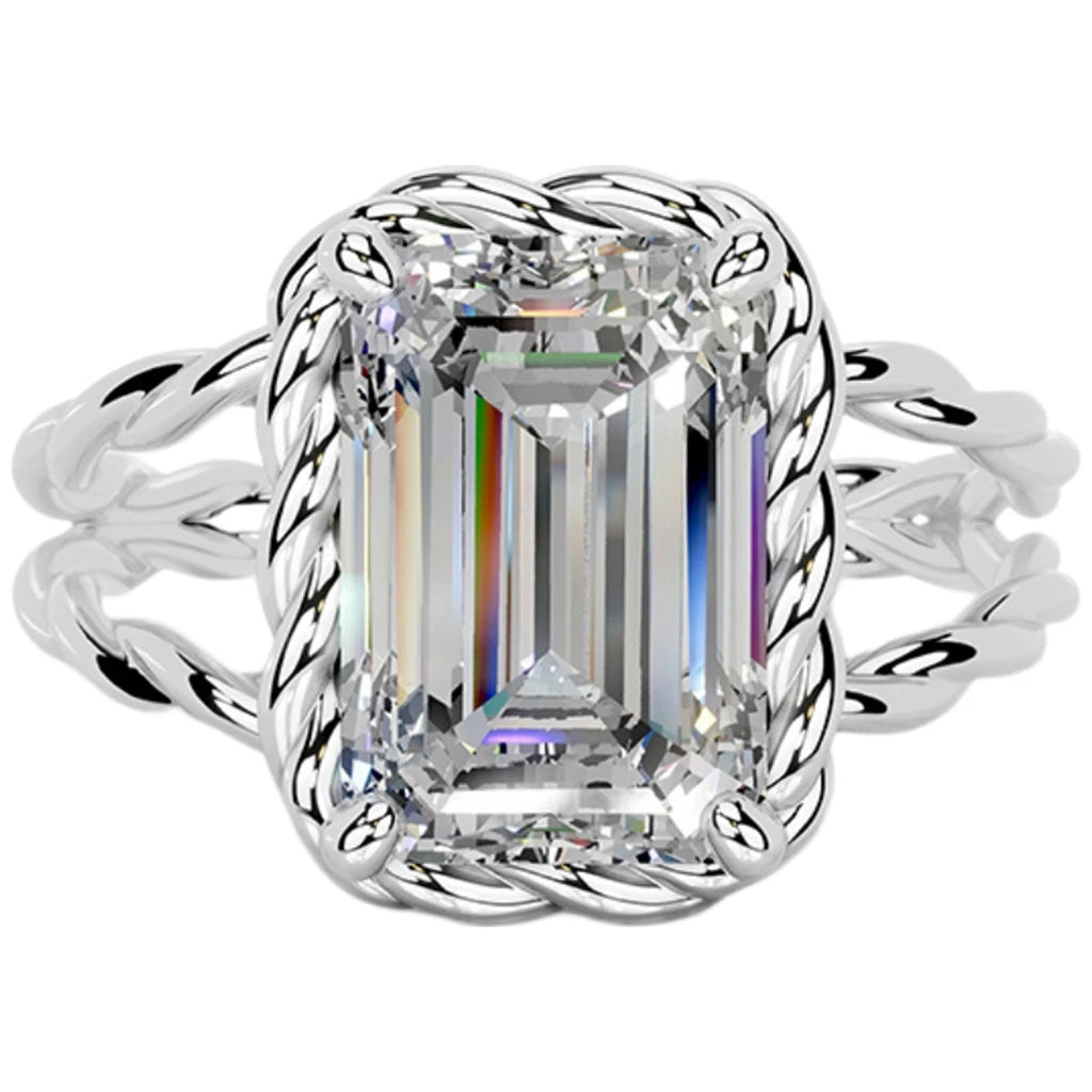MUSHAN Custom Jewelry 925 Sterling Silver Ring Moissanite D Color VVS Luxury Noble 925 Sterling Silver Rings Diamond Accessories