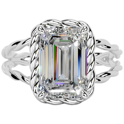 MUSHAN Custom Jewelry 925 Sterling Silver Ring Moissanite D Color VVS Luxury Noble 925 Sterling Silver Rings Diamond Accessories