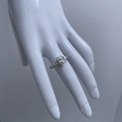 MUSHAN Luxury Jewelry 925 Sterling Silver Ring Band Women GRA Certificated Moissanite Diamond Emerald D Color Rings Fine Jewelry