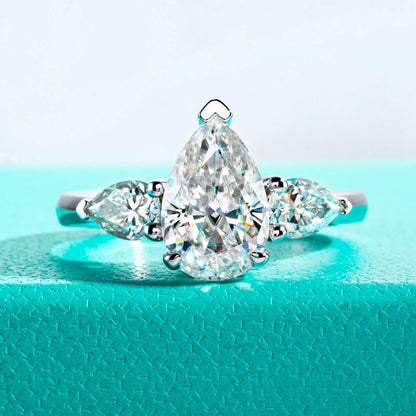 Bague MUSHAN Luxury Jewelry en argent sterling 925 pour femme, avec diamant moissanite certifié GRA de 3 ct ou 5 ct, couleur D, bijou de luxe