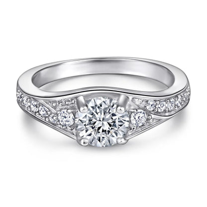 Anillo de plata de ley 925 con circonita 7A corte cojín de MuShan Luxury Jewelry, chapado en oro auténtico de 18 quilates, joya fina para esposa, estilo de día