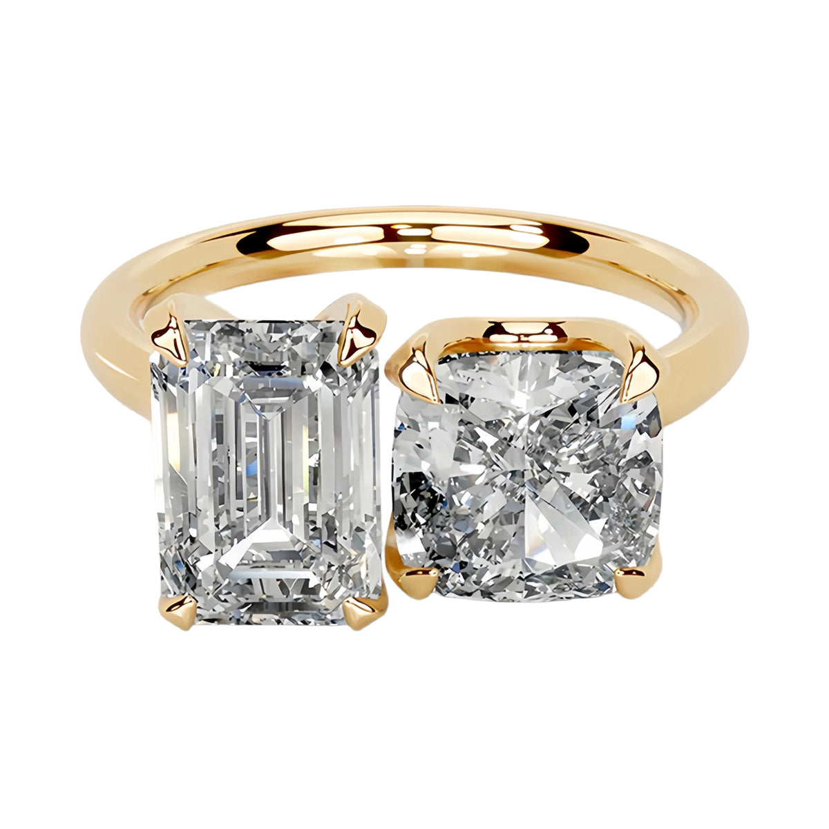 MUSHAN Jewelry 925 Sterling Silver Rings 3ct 4ct 9ct Moissanite Heart Diamond Ring Women Bands GRA Certificated Fine Jewelry