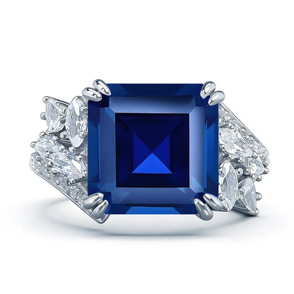Anillo de boda de plata de ley 925 MuShan Jewelry, alianza con diamante de alto carbono, regalo de San Valentín para mujer, joyería fina