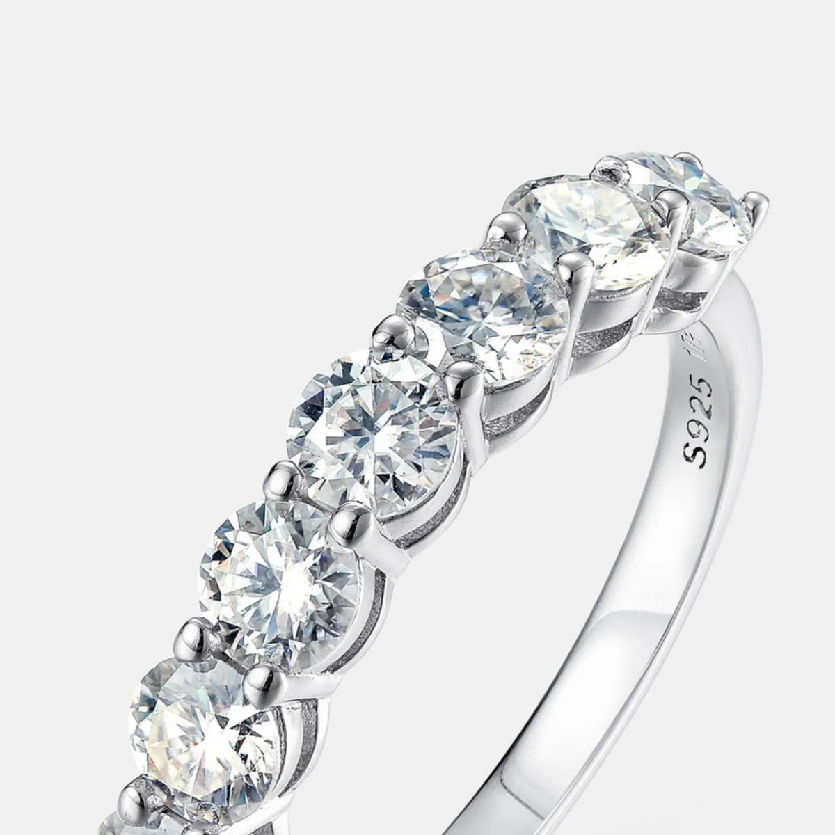 MUHAN Luxury Jewelry  925 Sterling Silver Ring Wedding Band  Women GRA Certificate Moissanite Diamond Rings D Color Fine Jewelry