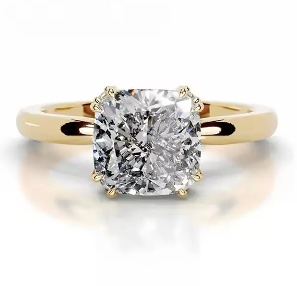 MUSHAN Bespoke Jewelry 925 Sterling Silver Rings Band 3ct 4ct 5ct Real D Color VVS1 Moissanite Wedding Ring MST Patent Design