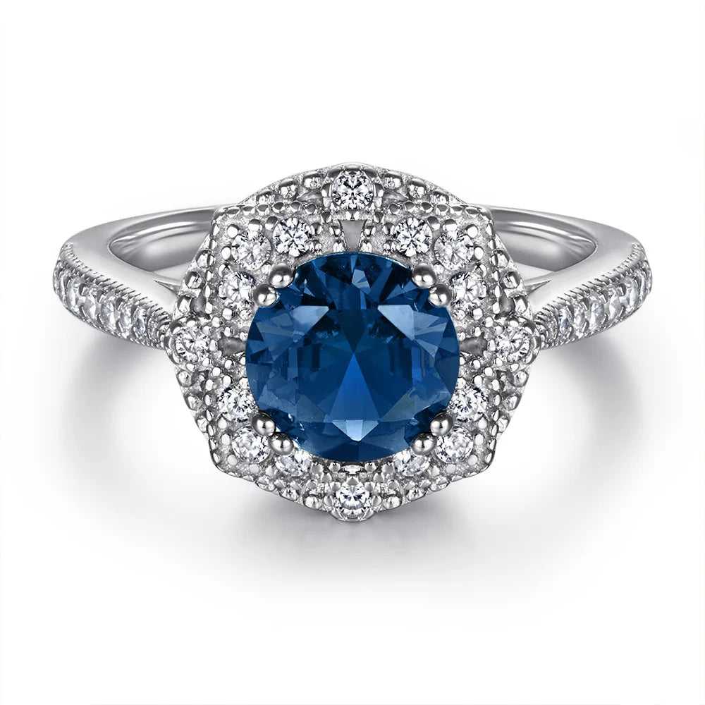 MuShan Jewelry 925 Sterling Silver Rings Bands Rings Bands Ring 7A Cubic Zirconia Valentine Rings Bands Engagement  Women Gift