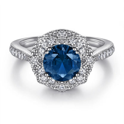 MuShan Jewelry 925 Sterling Silver Rings Bands Rings Bands Ring 7A Cubic Zirconia Valentine Rings Bands Engagement  Women Gift