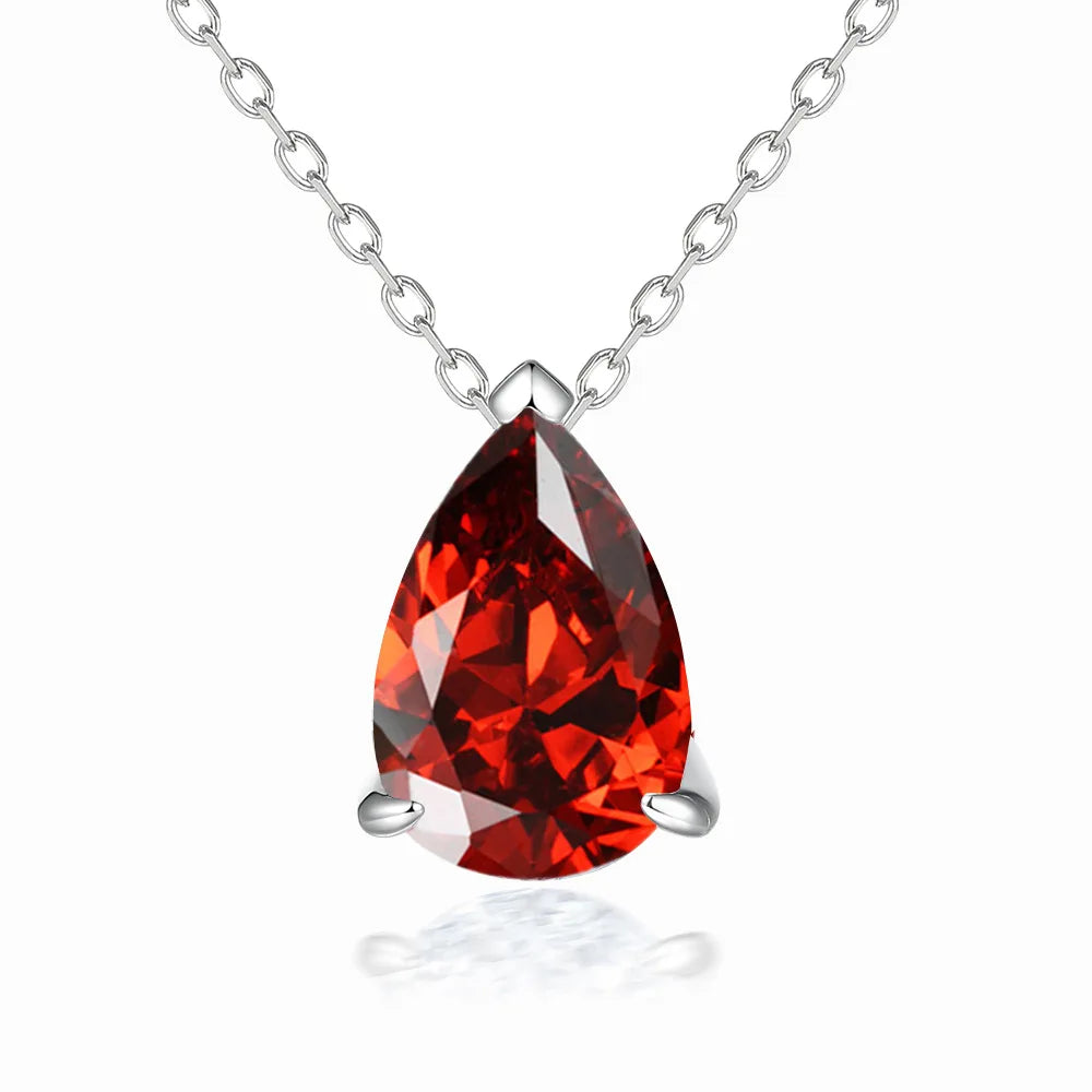 Collar de plata de ley 925 de la marca MuShan con circonita 7A, joya clásica para fiestas de novias, baño de oro auténtico, colgante de joyería premium para mujer