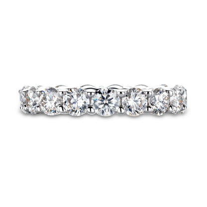 Bague de mariage en argent sterling 925 MUHAN Luxury Jewelry pour femme, bague en diamant moissanite avec certificat GRA, couleur D, bijou raffiné