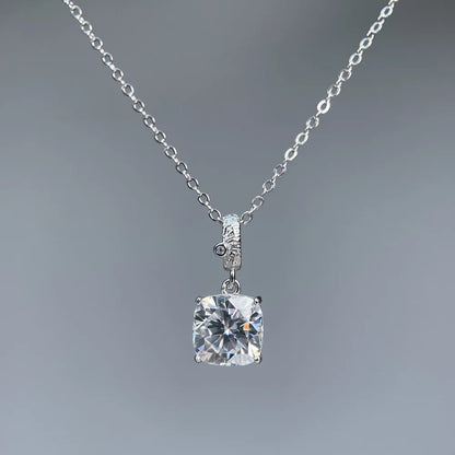 MuShan Luxury MuShan L 925 Sterling Silver Necklace Zircon 7A Infinity Office for Bride Real Gold Plated Premium Jewelry Pendant