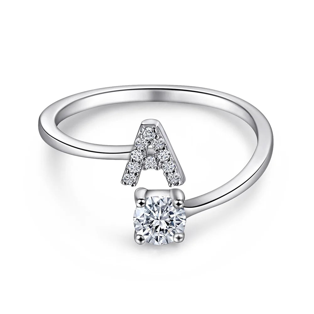 MuShan Jewelry 925 Sterling Silver Rings Bands Engagement Ring 7A Cubic Zirconia Rings Bands Rings Bands Anniversary  Women Gift