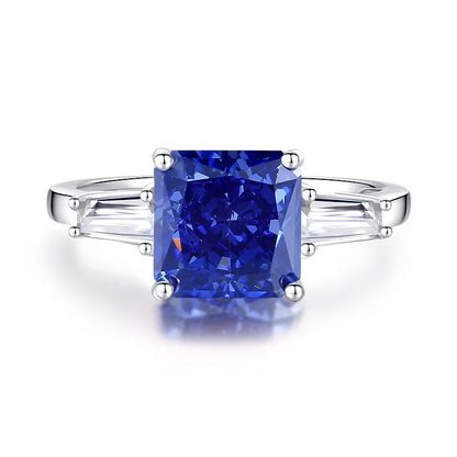 MuShan Brand Jewelry 925 Sterling Silver Ring Cubic Zirconia 5A Grade Oval Romantic Women Real Gold Plated Fine Jewelry Rings