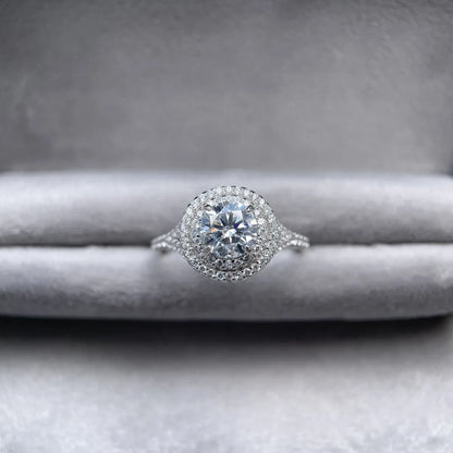 Bague MUSHAN Luxury Jewelry en argent sterling 925 pour femme, diamant moissanite émeraude certifié GRA, couleur D, joaillerie fine