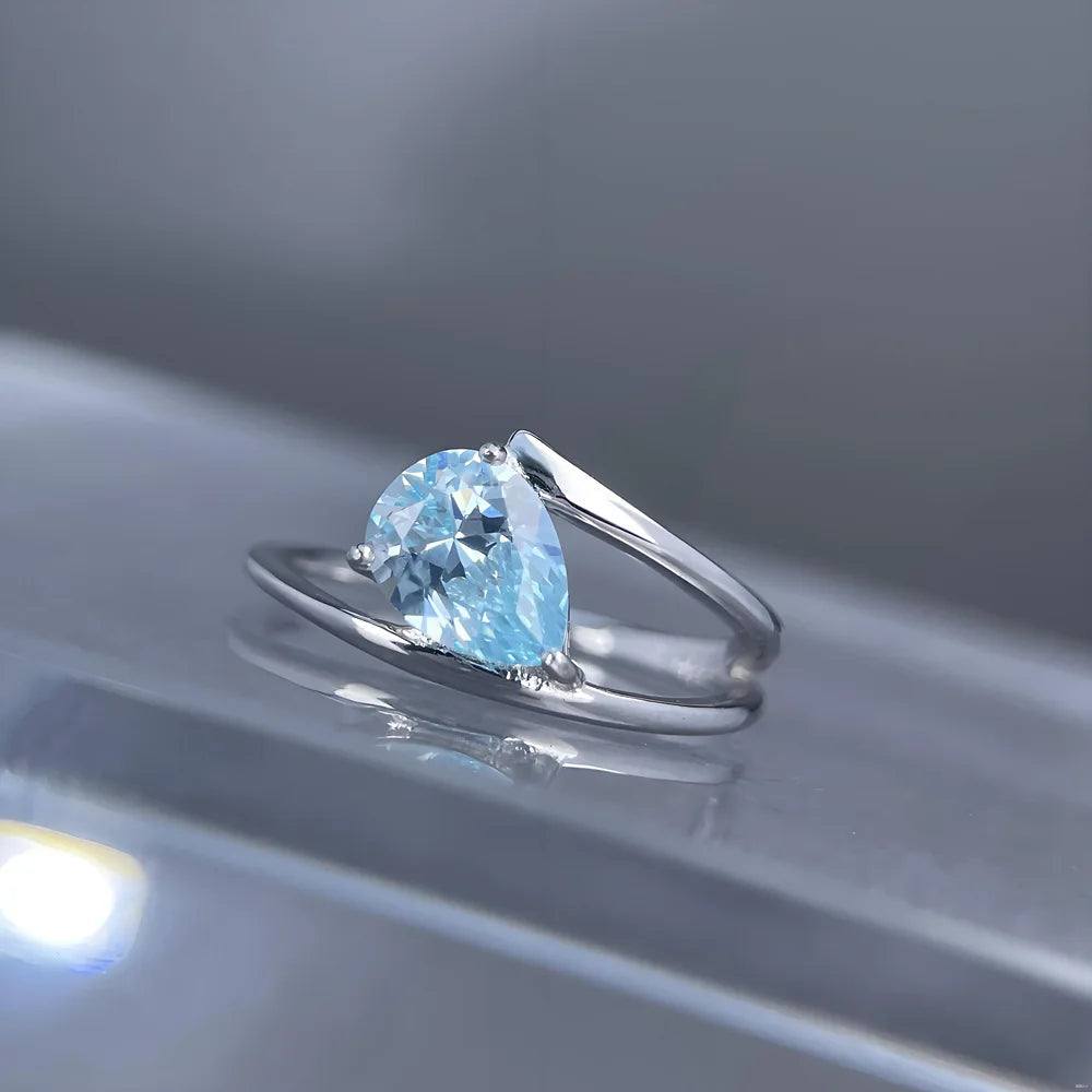 MuShan Jewelry 925 Sterling Silver Ring Wedding Band High Carbon Diamond Valentine Gift Timeless Style Women Rings Fine Jewelry