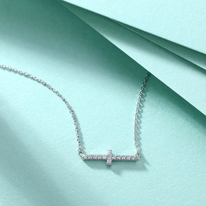 Collar de plata de ley 925 marca MuShan, colgante de joyería premium para dama, solitario de circonita 5A, chapado en oro de 18K, pieza de declaración