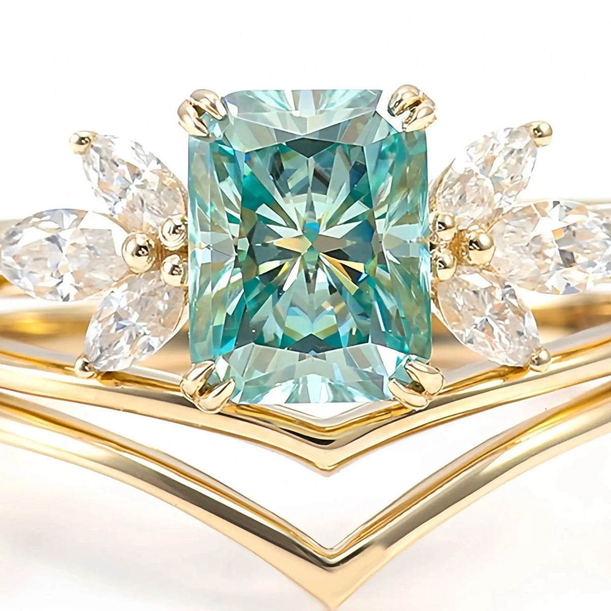 MUSHAN Joyería a medida, anillo de compromiso con diamante de moissanita raro de 2 quilates, banda de platino PT950, oro de 10K, 14K, 18K, joyería para mujer, anillos de boda