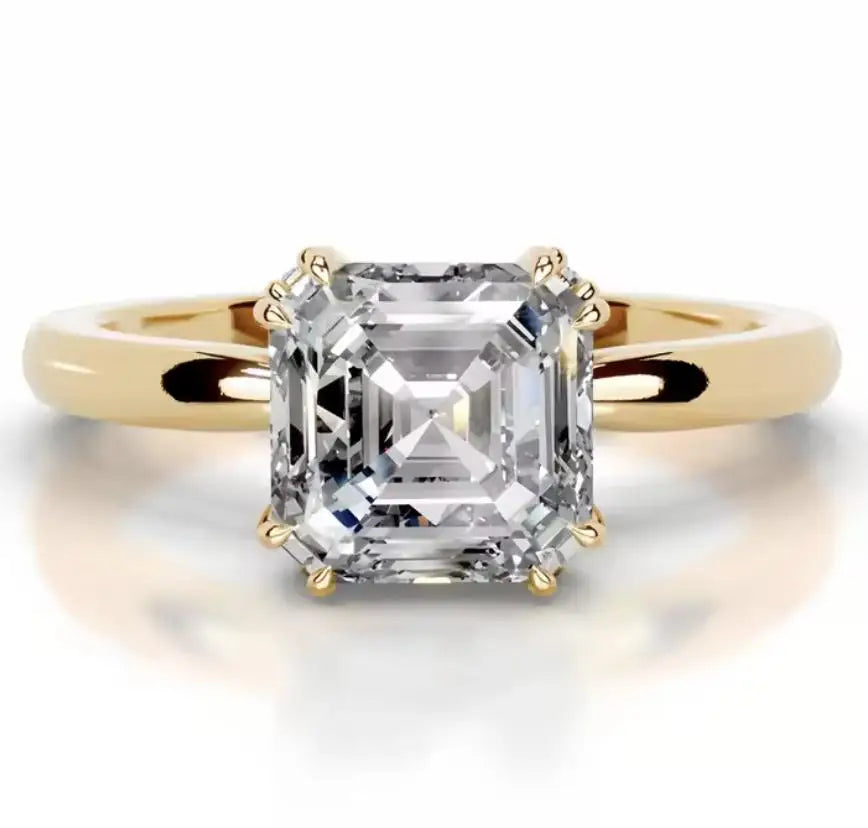 MUSHAN Bespoke Jewelry 925 Sterling Silver Rings Band 3ct 4ct 5ct Real D Color VVS1 Moissanite Wedding Ring MST Patent Design
