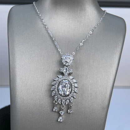 Pendentif goutte en argent sterling 925 de la marque MuShan, cœur en moissanite pour femme, plaqué or 18 carats, pendentif goutte breveté MST pour les fêtes