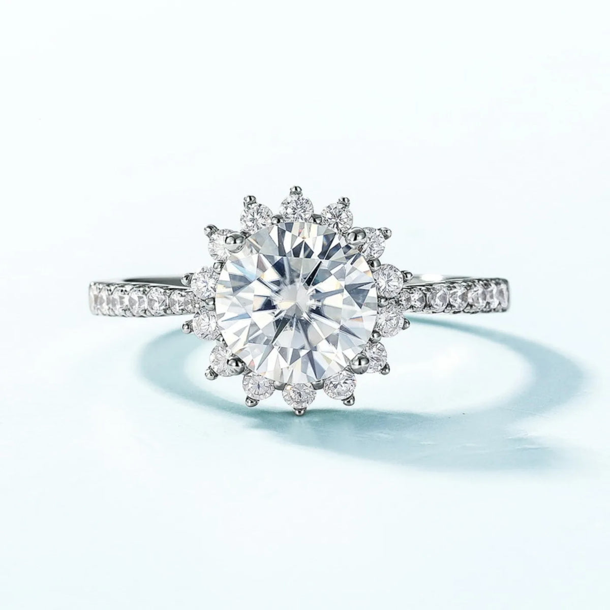 MUHAN Luxury Jewelry  925 Sterling Silver Ring Wedding Band  Women GRA Certificate Moissanite Diamond Rings D Color Fine Jewelry