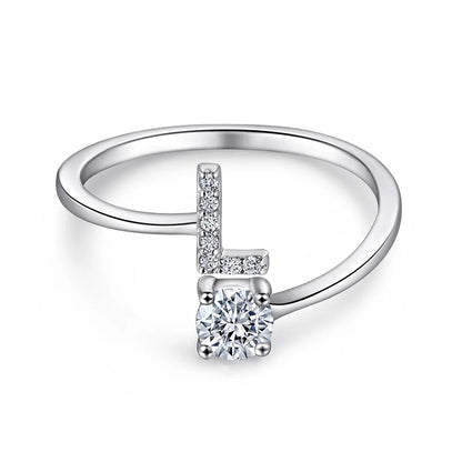 MuShan Jewelry 925 Sterling Silver Rings Bands Engagement Ring 7A Cubic Zirconia Rings Bands Rings Bands Anniversary  Women Gift