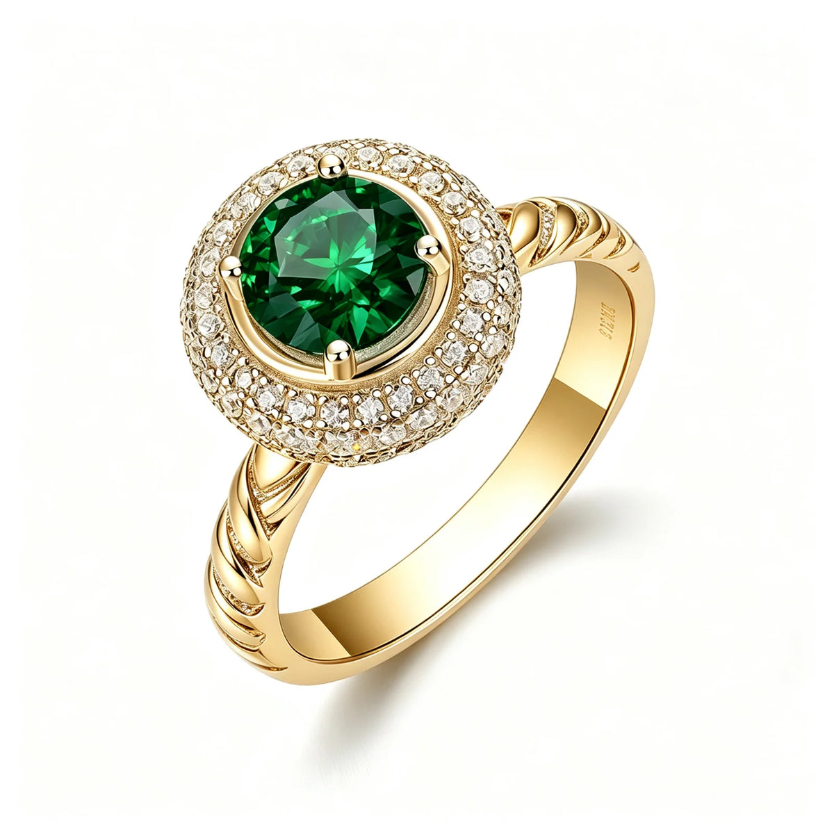 MUSHAN Custom Jewelry 925 Sterling Silver Ring Band 1ct Lab Grown Gemstones Ruby Emerald Sapphire Rings Jewelry