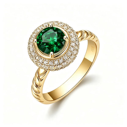 MUSHAN Custom Jewelry 925 Sterling Silver Ring Band 1ct Lab Grown Gemstones Ruby Emerald Sapphire Rings Jewelry
